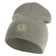 Arizona Sun Embroidered 8 inch Acrylic Short Blank Beanie - Grey OSFM