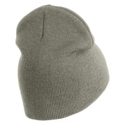 Arizona Sun Embroidered 8 inch Acrylic Short Blank Beanie - Grey OSFM