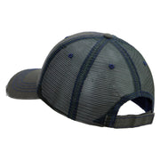 Licensed Star US Army Veteran Military Embroidered Low Profile Special Cotton Mesh Cap - Green OSFM