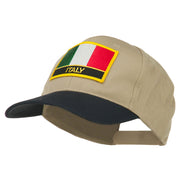 Italy Europe Flag Patched Two Tone High Cap