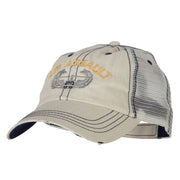 US Army Air Assault Embroidered Low Profile Cotton Mesh Cap