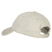 Fishing Papa Embroidered Washed Cotton Twill Cap