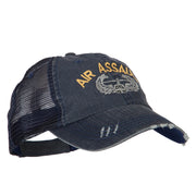 US Army Air Assault Embroidered Low Profile Cotton Mesh Cap