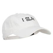 I Slay Embroidered Washed Cap