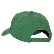 Big Yellow Eyes Embroidered Unstructured Cotton Cap