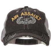 US Army Air Assault Embroidered Low Profile Cotton Mesh Cap