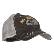 US Army Air Assault Embroidered Low Profile Cotton Mesh Cap