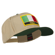 Italy Europe Flag Patched Two Tone High Cap