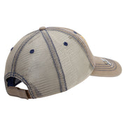 Licensed Air Assault Veteran Embroidered Low Profile Special Cotton Mesh Cap - Khaki OSFM