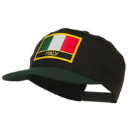 Italy Europe Flag Patched Two Tone High Cap