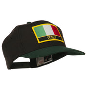 Italy Europe Flag Patched Two Tone High Cap