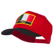 Italy Europe Flag Patched Two Tone High Cap