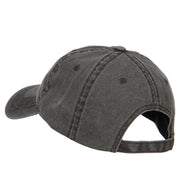 Border Collie Head Embroidered Washed Cap