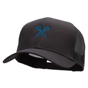 Dual Darts Embroidered Solid Cotton Twill Mesh Prostyle Cap