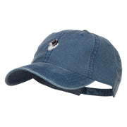 Border Collie Head Embroidered Washed Cap