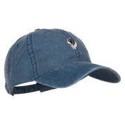 Border Collie Head Embroidered Washed Cap