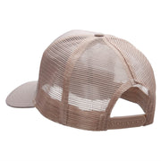 Dual Darts Embroidered Solid Cotton Twill Mesh Prostyle Cap