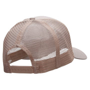 Dual Darts Embroidered Solid Cotton Twill Mesh Prostyle Cap