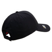 Licensed Star US Army Veteran Military Embroidered Solid Cotton Twill Low Profile Strap Cap - Black OSFM