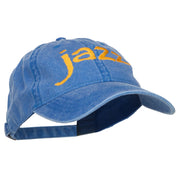 Jazz Embroidered Cotton Cap