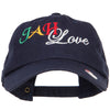 Rasta JAH Love Embroidered Unstructured Cap