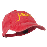 Jazz Embroidered Cotton Cap