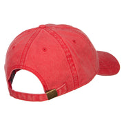 Japanese Chinese Love Embroidered Washed Cotton Cap