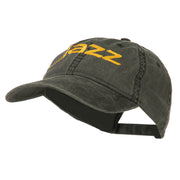 Jazz Embroidered Cotton Cap