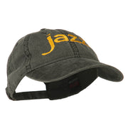 Jazz Embroidered Cotton Cap