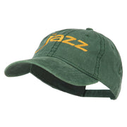 Jazz Embroidered Cotton Cap