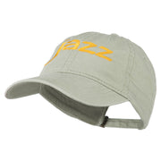 Jazz Embroidered Cotton Cap