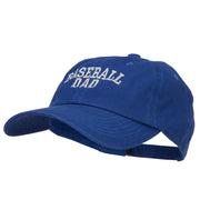 Baseball Dad Embroidered Unstructured Cotton Cap