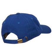 Baseball Dad Embroidered Unstructured Cotton Cap