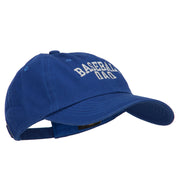 Baseball Dad Embroidered Unstructured Cotton Cap