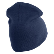 Delta with USSF Symbol Embroidered 8 Inch Short Beanie - Navy OSFM