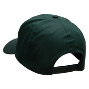 Autumn Tree Embroidered Cotton Twill Pro Style Cap