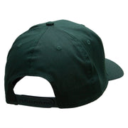 Autumn Tree Embroidered Cotton Twill Pro Style Cap