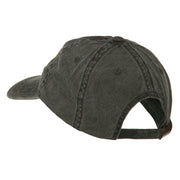 Black Jack Embroidered Washed Cap