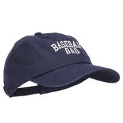 Baseball Dad Embroidered Unstructured Cotton Cap