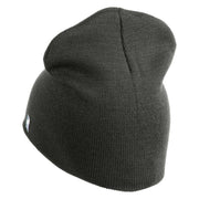 Delta with USSF Symbol Embroidered 8 Inch Short Beanie - Charcoal OSFM