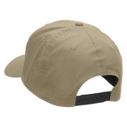 Autumn Tree Embroidered Cotton Twill Pro Style Cap