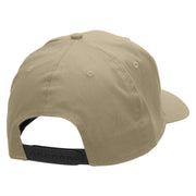 Autumn Tree Embroidered Cotton Twill Pro Style Cap