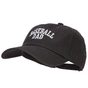 Baseball Dad Embroidered Unstructured Cotton Cap