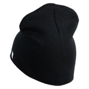 Delta with USSF Symbol Embroidered 8 Inch Short Beanie - Black OSFM