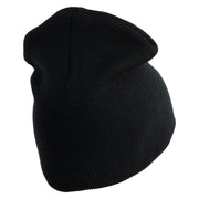 Delta with USSF Symbol Embroidered 8 Inch Short Beanie - Black OSFM