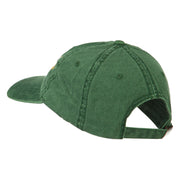 Black Jack Embroidered Washed Cap