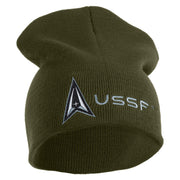 Delta with USSF Symbol Embroidered 8 Inch Short Beanie - Olive OSFM