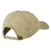 Black Jack Embroidered Washed Cap