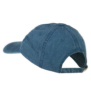 Black Jack Embroidered Washed Cap