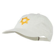 Jewish Star of David Embroidered Washed Cap